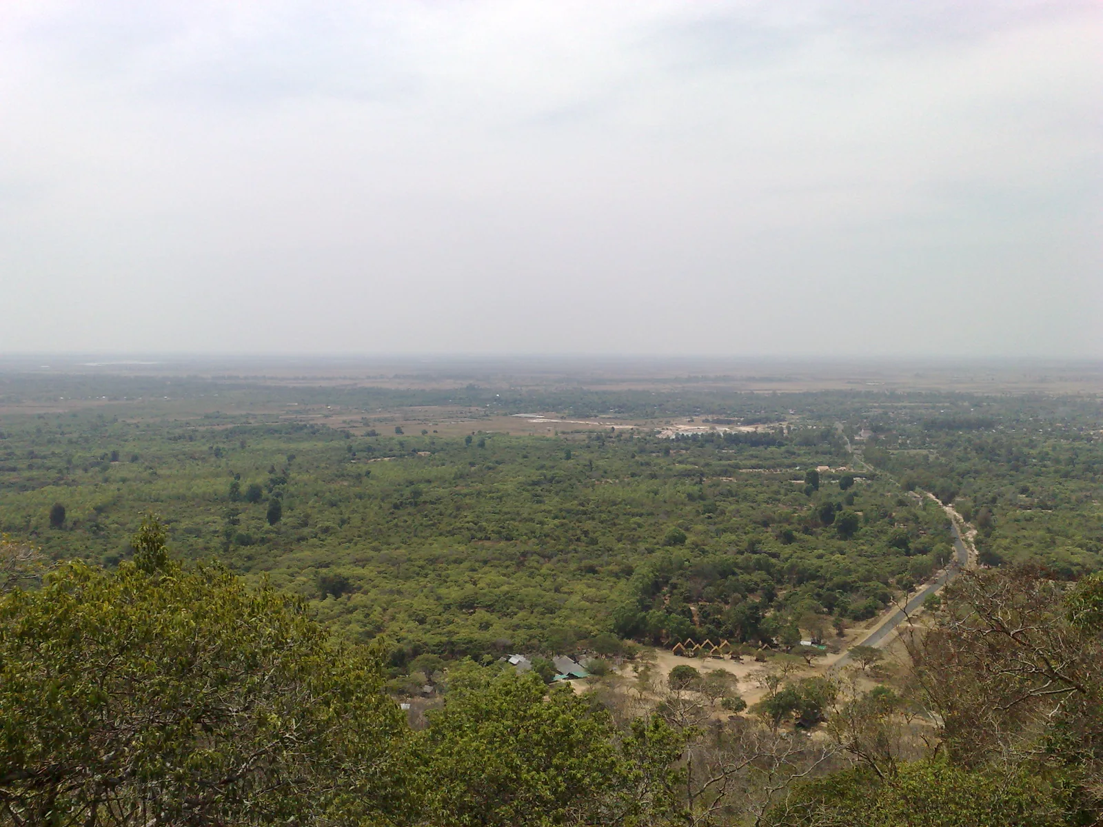 View across the countryside from Phnom Santuk