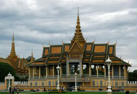 Chan Chaya pavilion at the Royal Palace in Phnom Penh